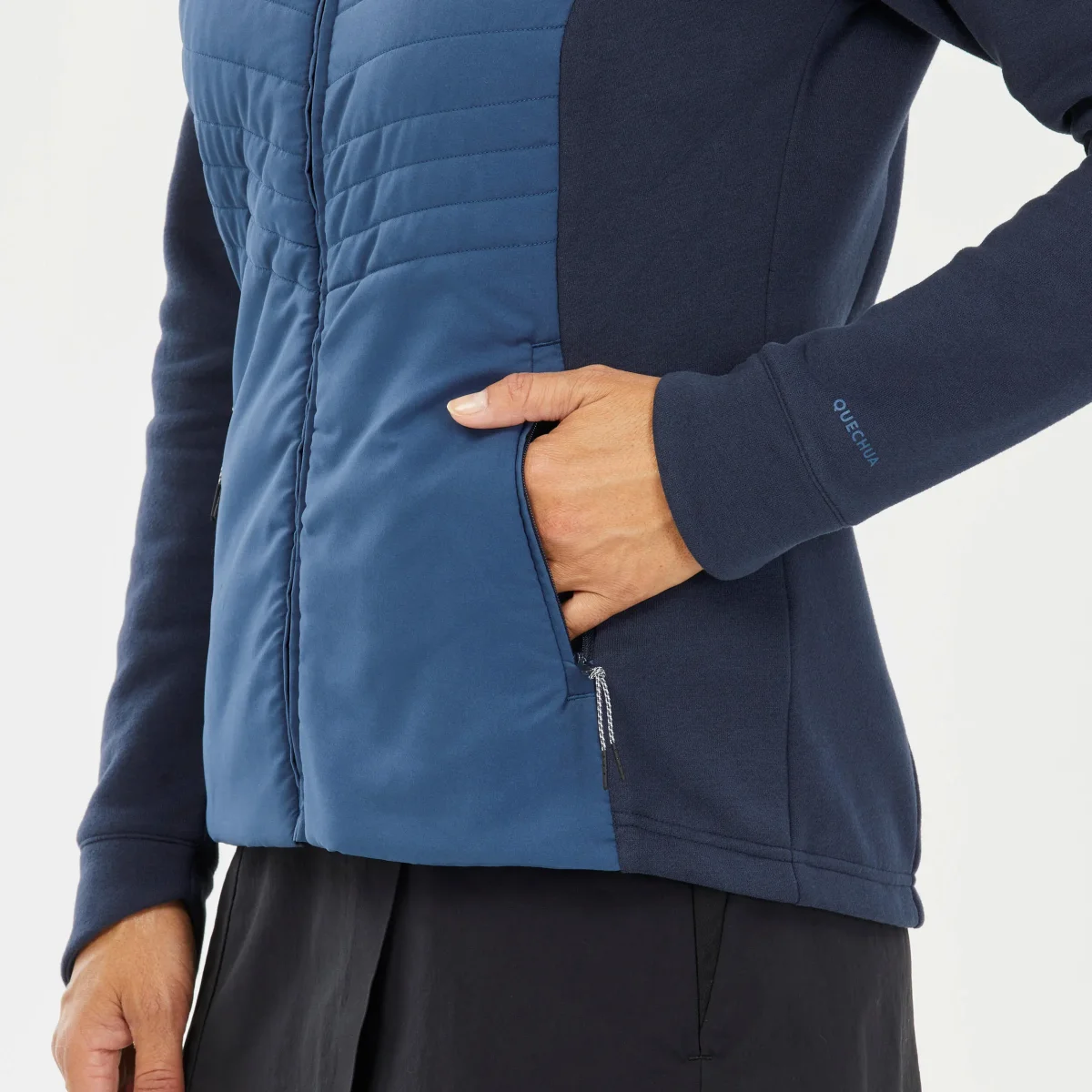 Casaca polar de montaña y trekking Quechua NH500 HYBRID - Imagen 5