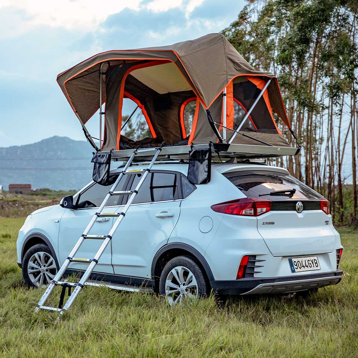 Funda tienda de techo compatible modelo T1000 tela oxford, impermeable - Imagen 3